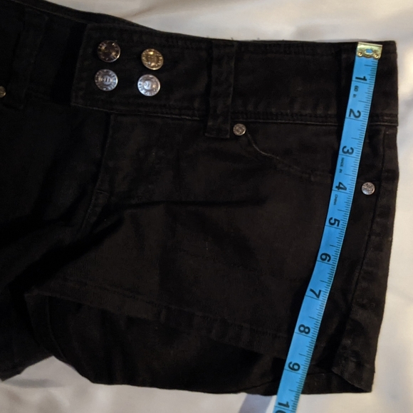 Deb Jeans women's/juniors size 3 black shorts - Picture 10 of 12